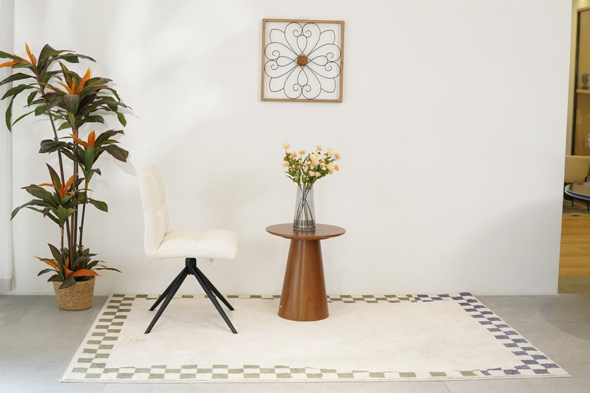 DINING CHAIR, SET OF 2, WHITE