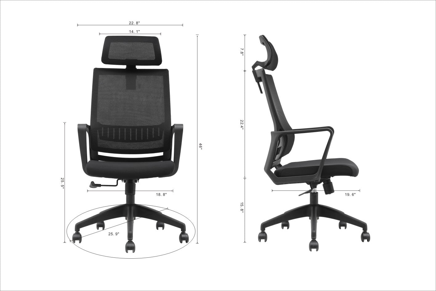 OFFICE CHAIR - BLACK