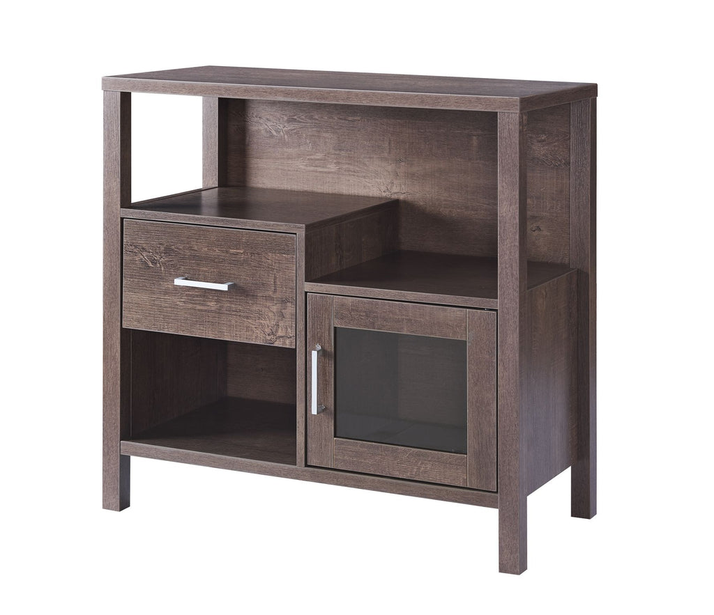 STORAGE CABINET - WALNUT OAK