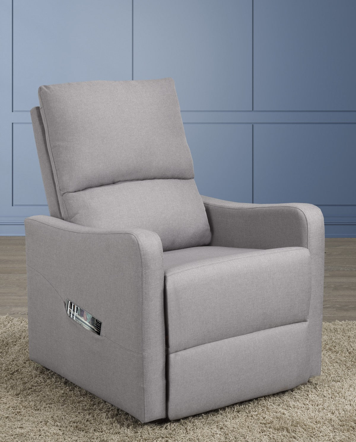RECLINER LIFT CHAIR, LIGHT GREY