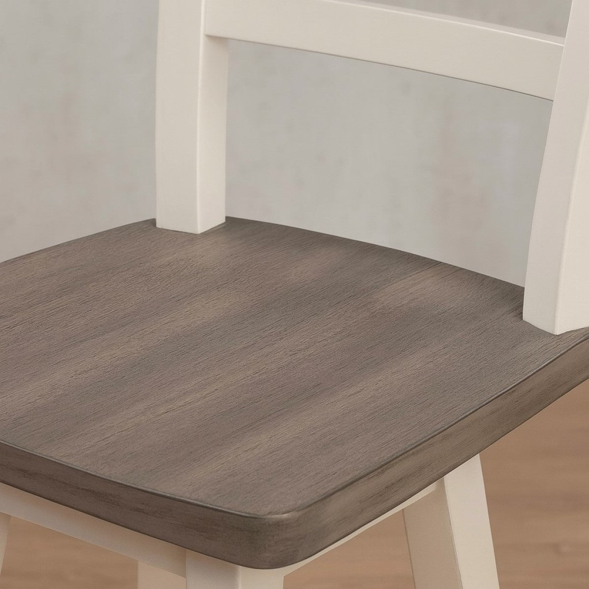 COUNTER STOOL, SET OF 2 - GREY/WHITE