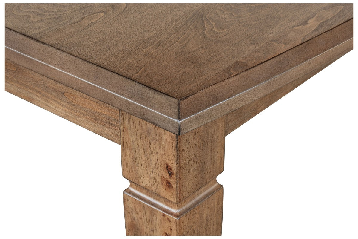 7-PIECE DINING SET - WALNUT