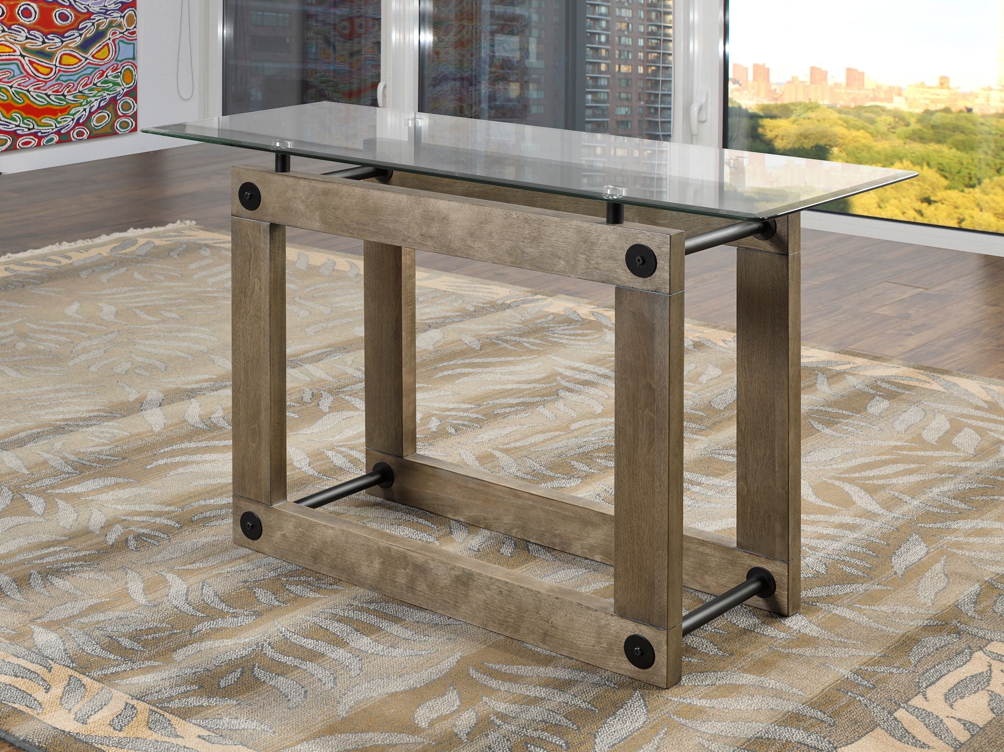 SOFA TABLE - ASH BROWN