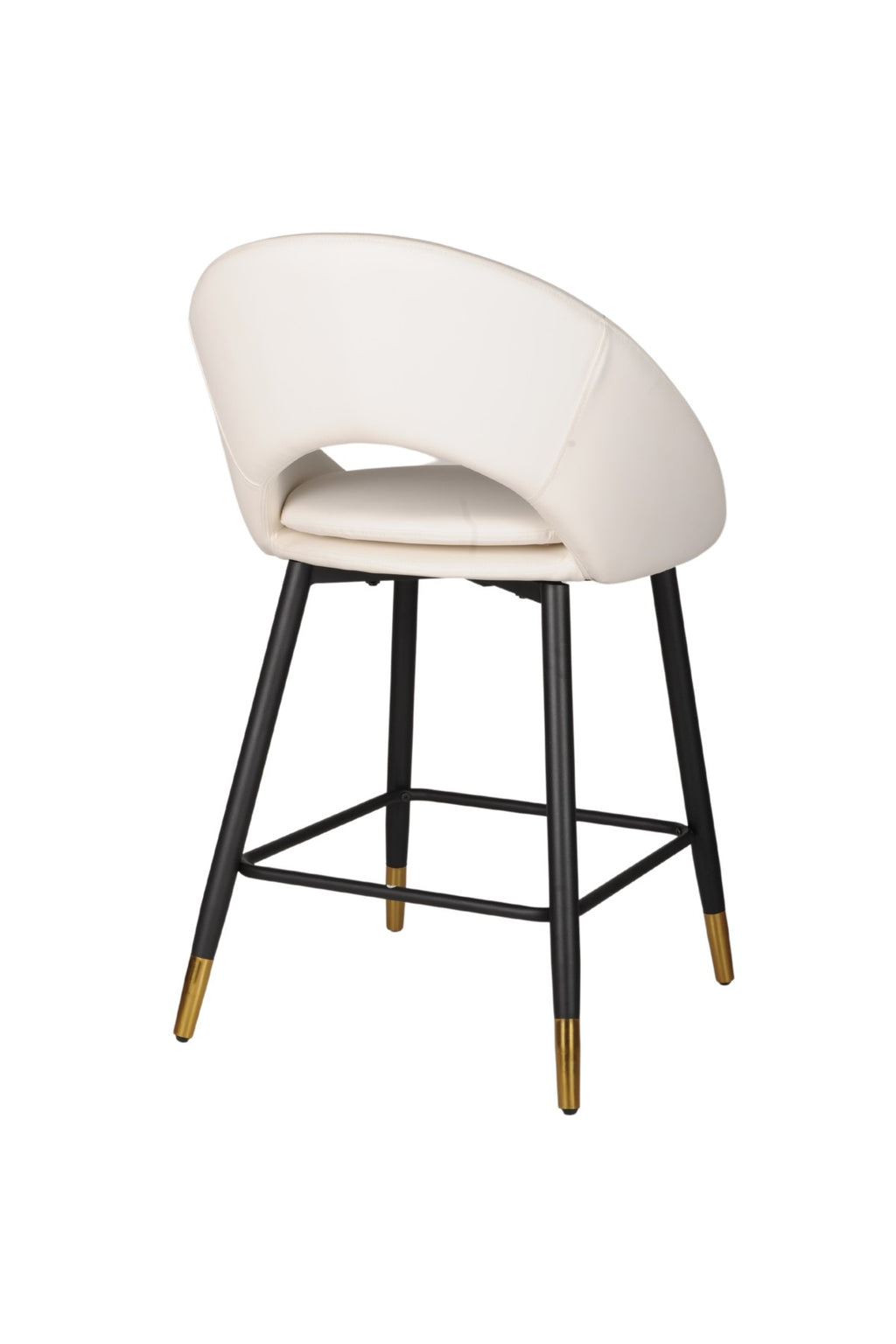 COUNTER STOOL, SET OF 2, WHITE