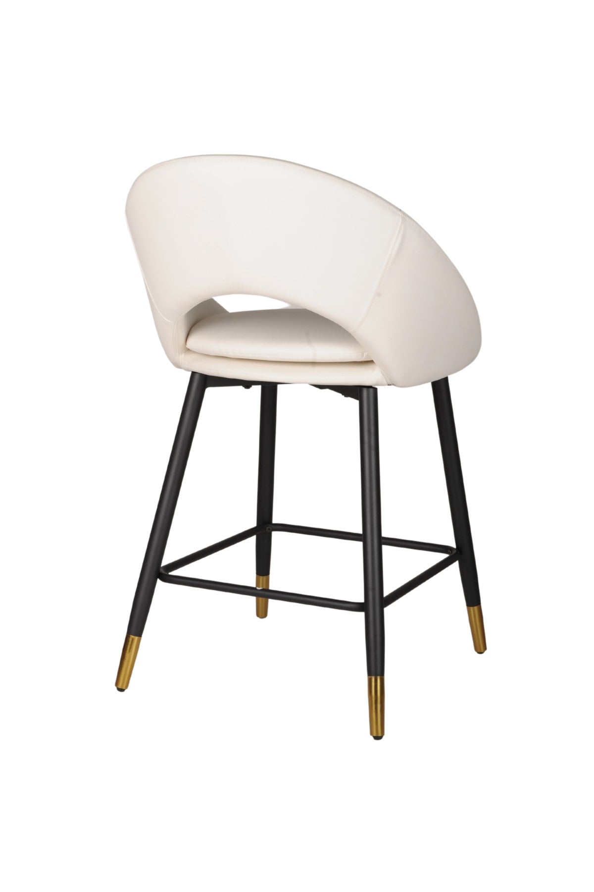 COUNTER STOOL, SET OF 2, WHITE