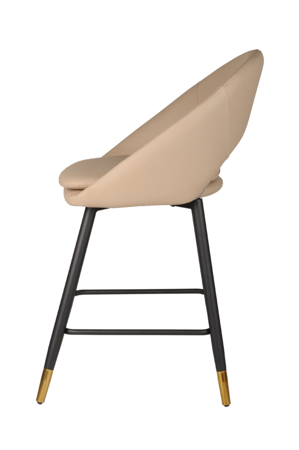 COUNTER STOOL, SET OF 2, BEIGE