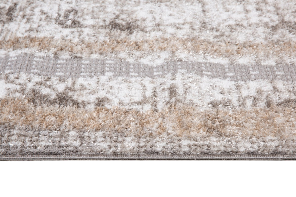 5 X 8 AREA RUG - GREY/BEIGE/CREAM