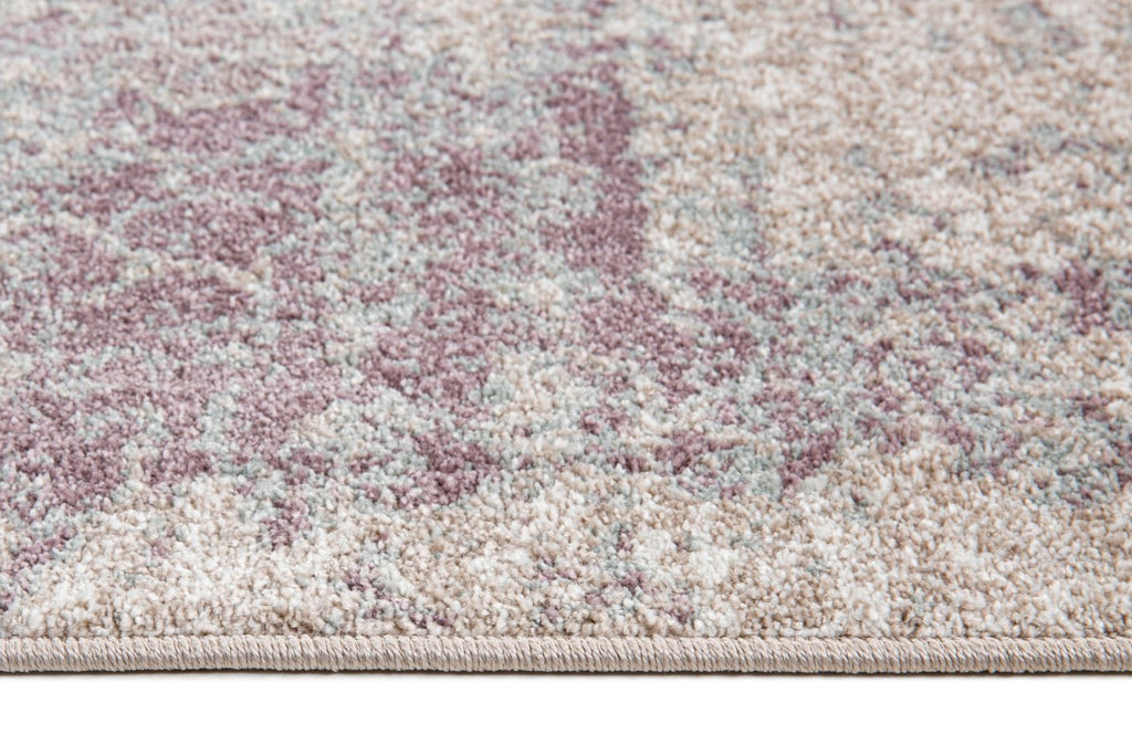 8 X 11 AREA RUG - WHITE/BEIGE/BLUE