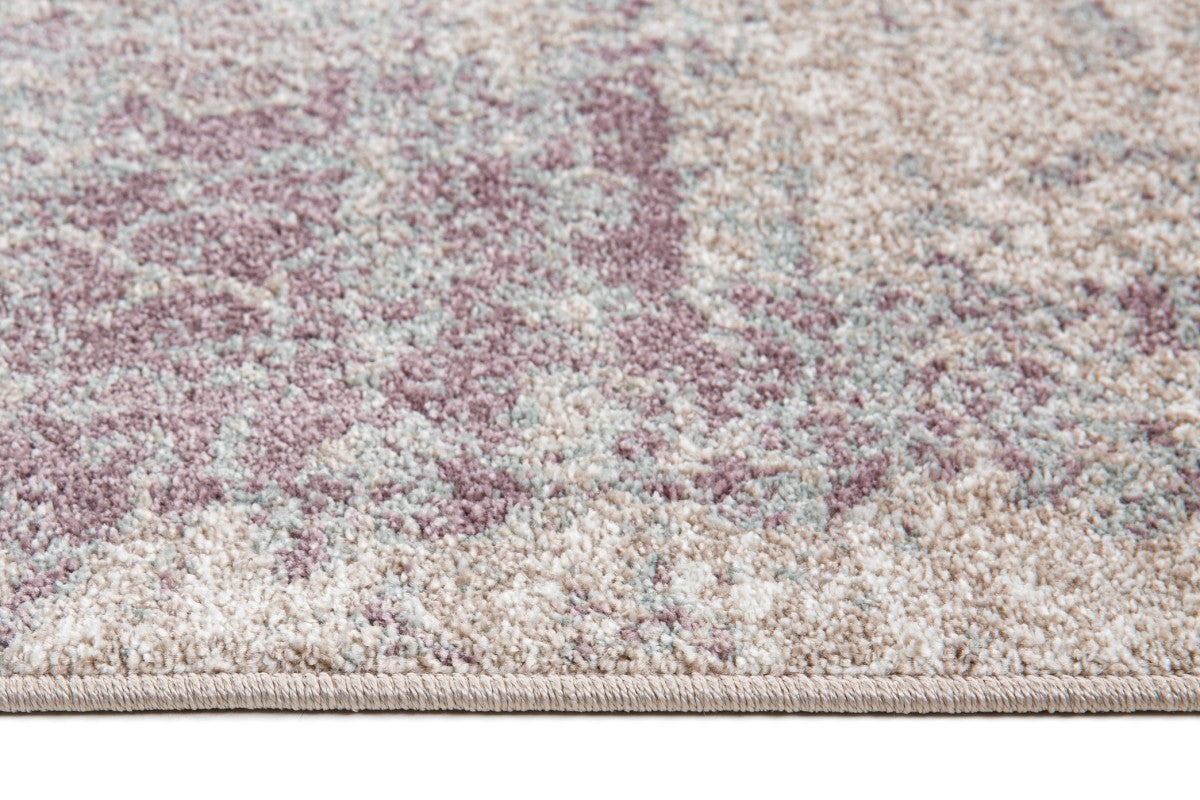 8 X 11 AREA RUG - WHITE/BEIGE/BLUE