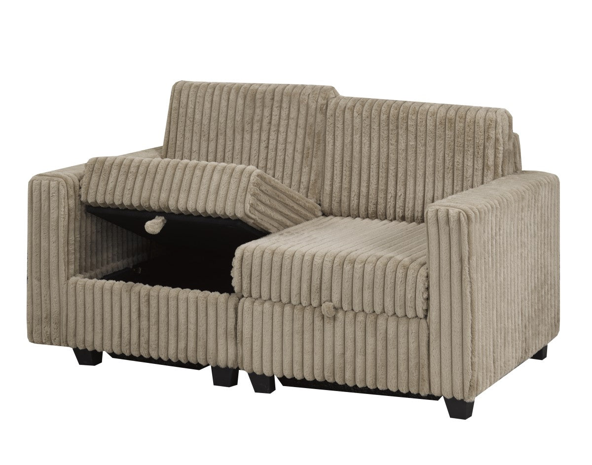 MODULAR SECTIONAL - BROWN