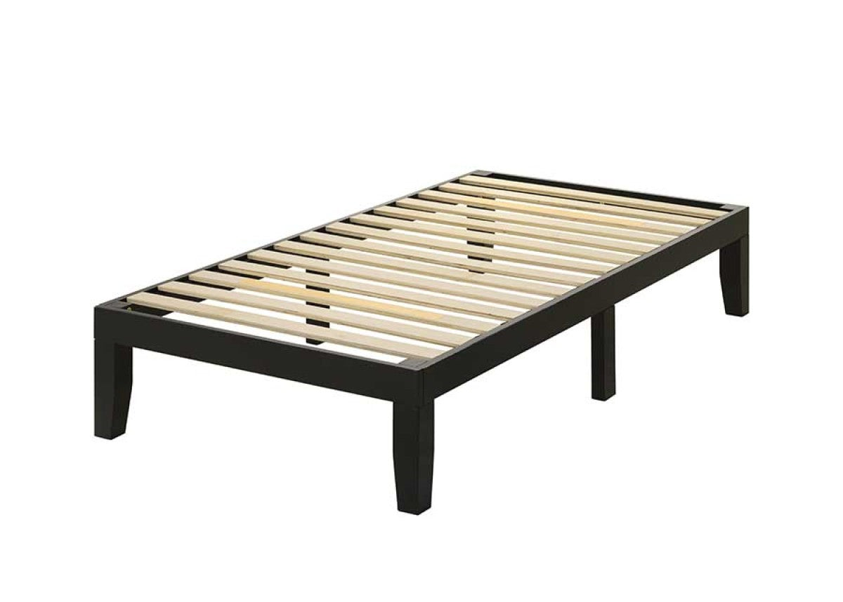 TWIN PLATFORM BED FRAME - BLACK
