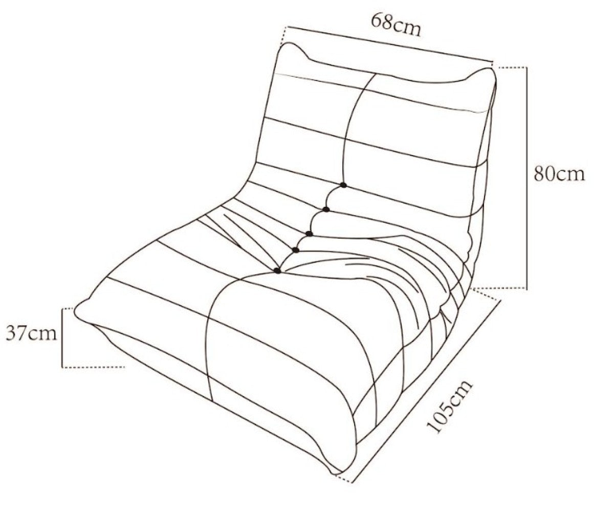 ARMLESS CHAIR - BEIGE