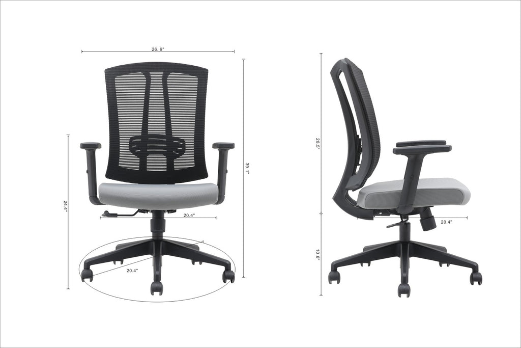 OFFICE CHAIR - BLACK/GREY