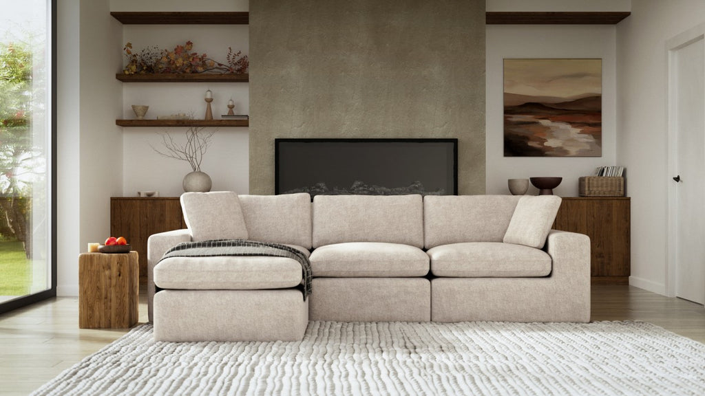 SECTIONAL - BEIGE