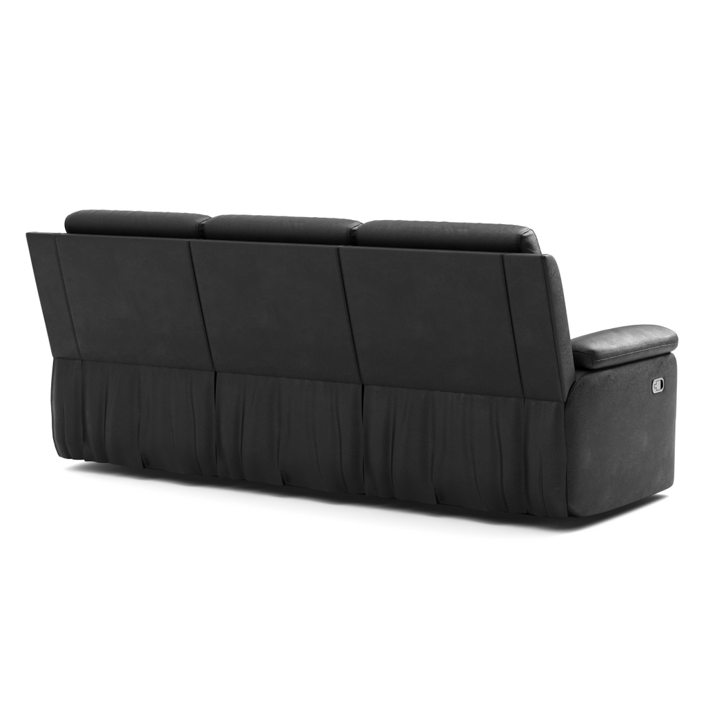 RECLINER SOFA - BLACK