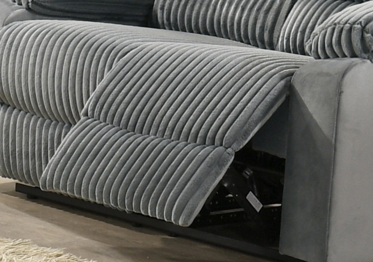RECLINER SOFA - GREY