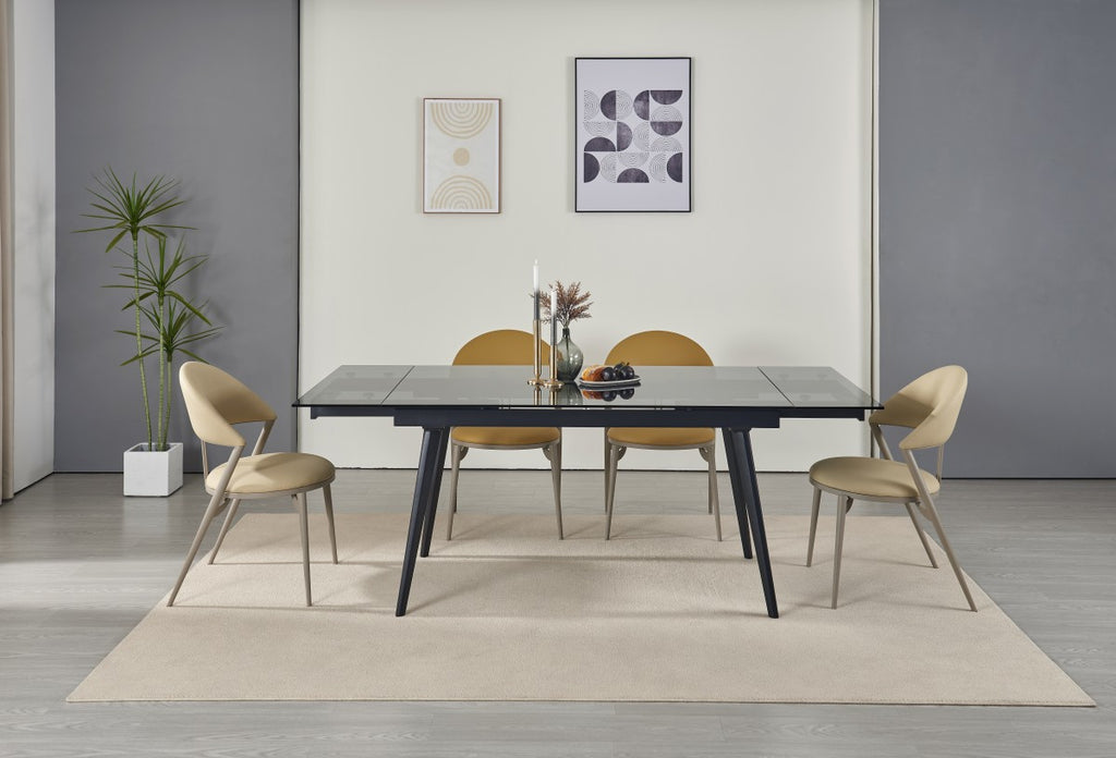 EXT. DINING TABLE - BLACK