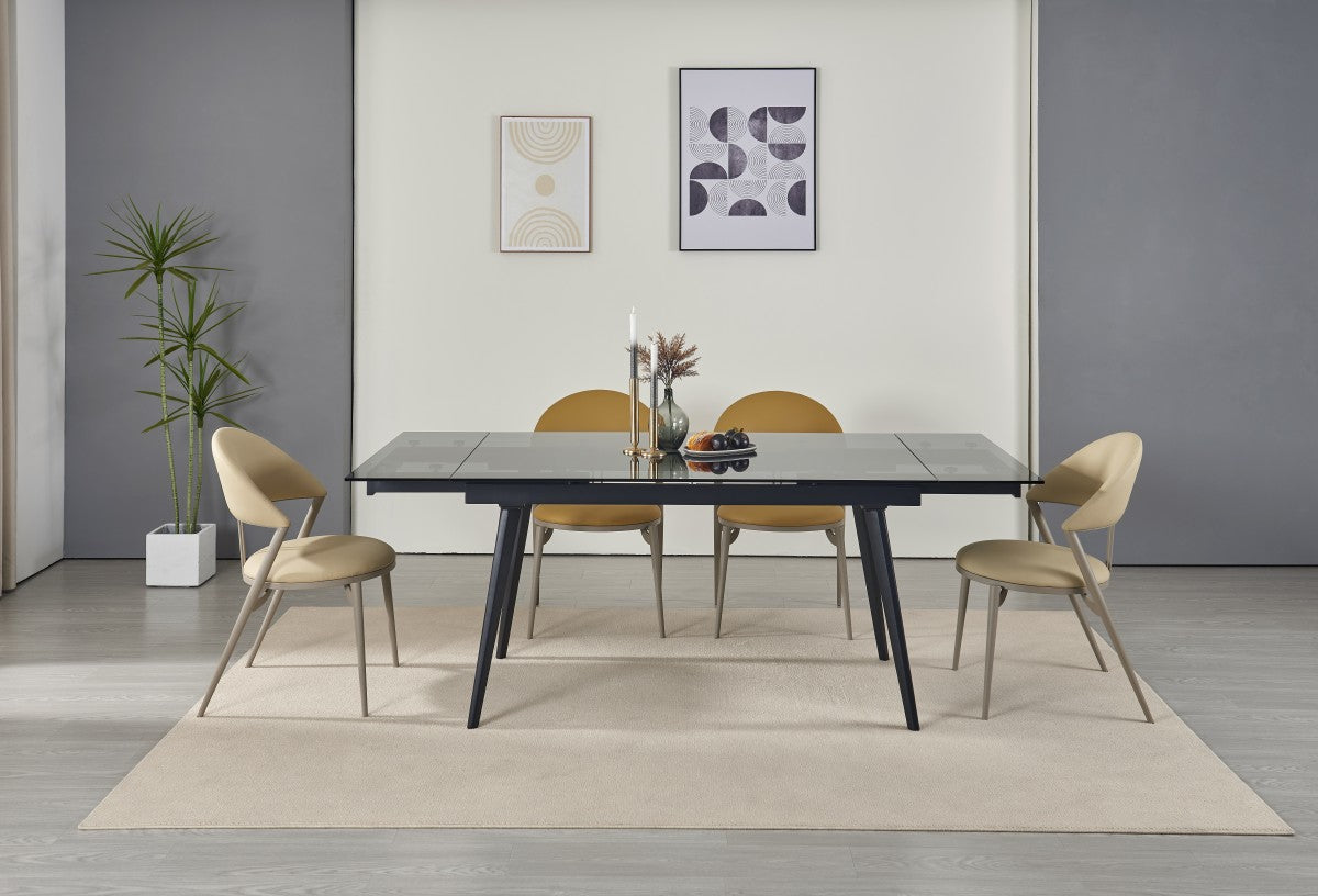 EXT. DINING TABLE - BLACK