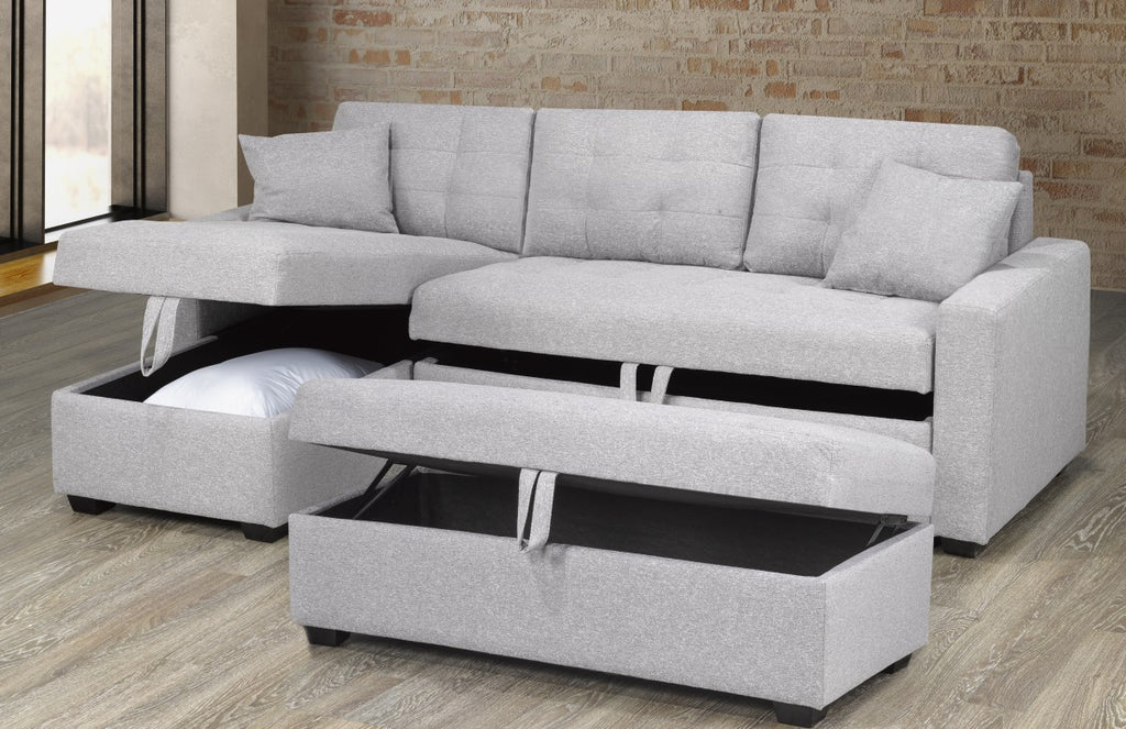STORAGE SECTIONAL & OTTOMAN