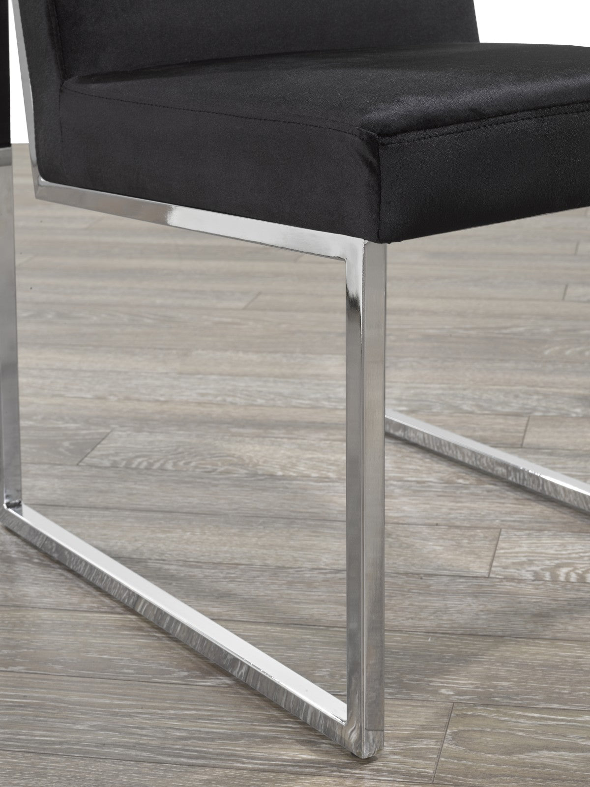 DINING CHAIR, SET OF 2 - BLACK