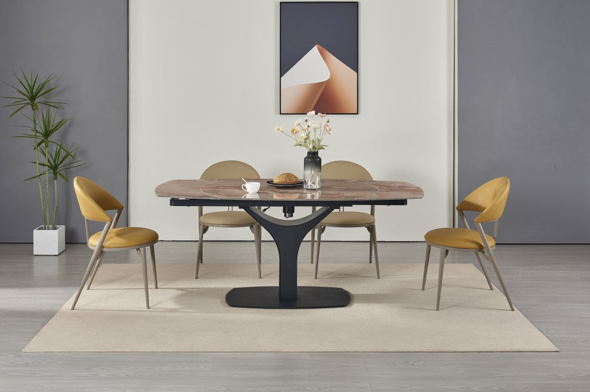 EXT. DINING TABLE - AGATE BROWN