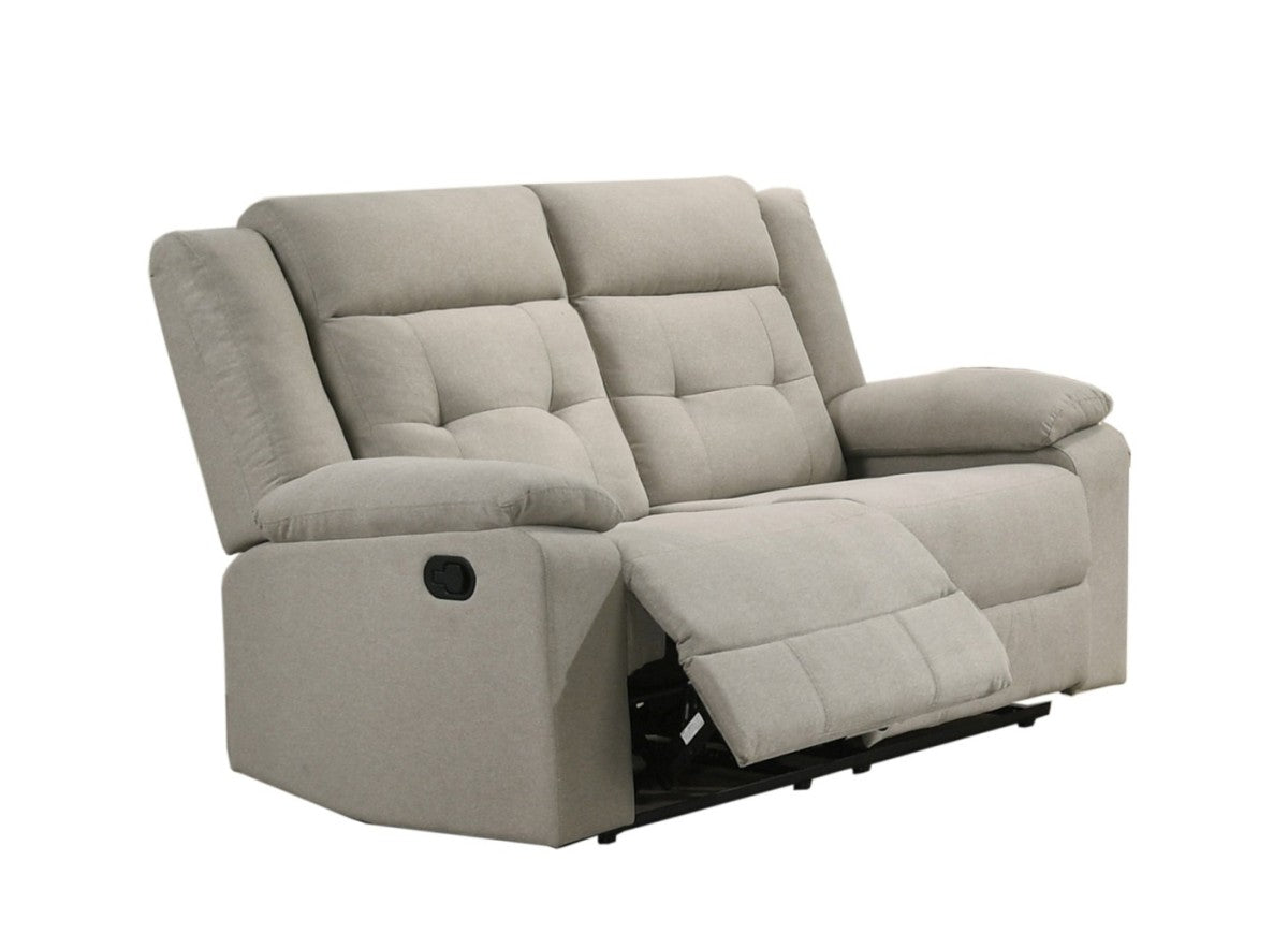 RECLINER LOVE SEAT - BEIGE