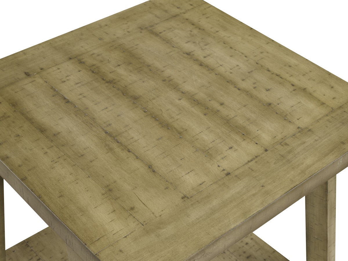 3-PIECE COFFEE TABLE SET - DARK OAK