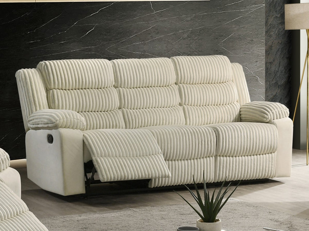 RECLINER SOFA - CREAM