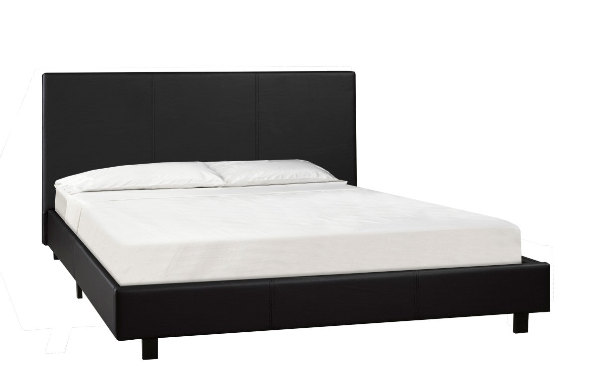 FULL BED & MATTRESS SET - BLACK