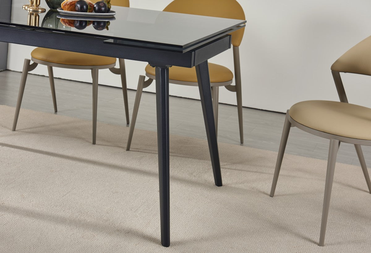 EXT. DINING TABLE - BLACK