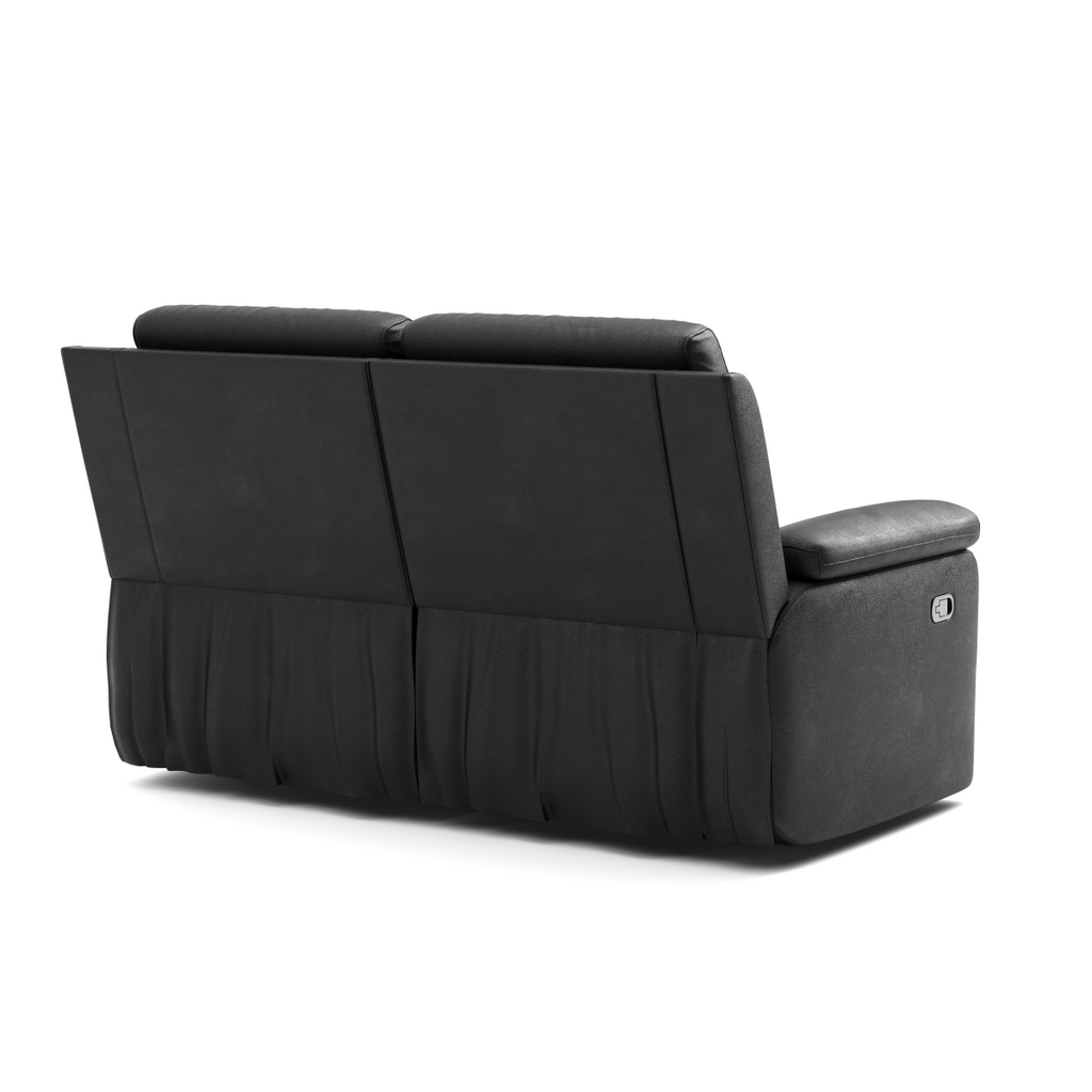 RECLINER LOVE SEAT - BLACK