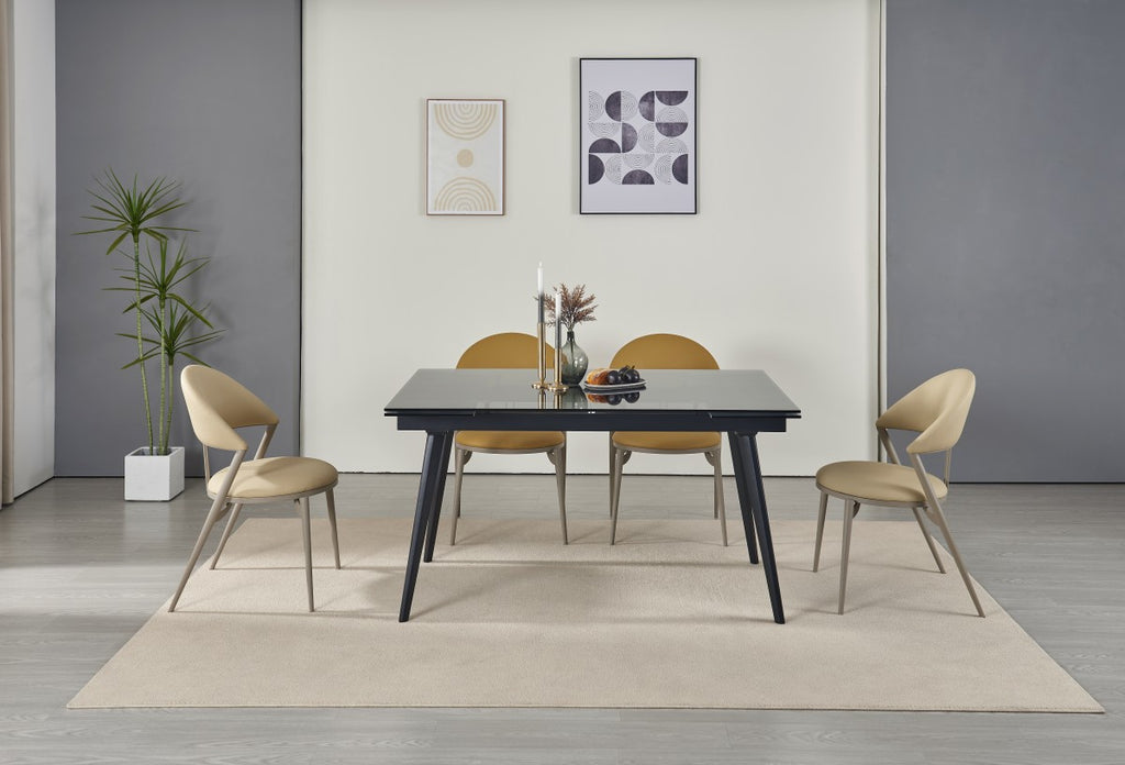 EXT. DINING TABLE - BLACK