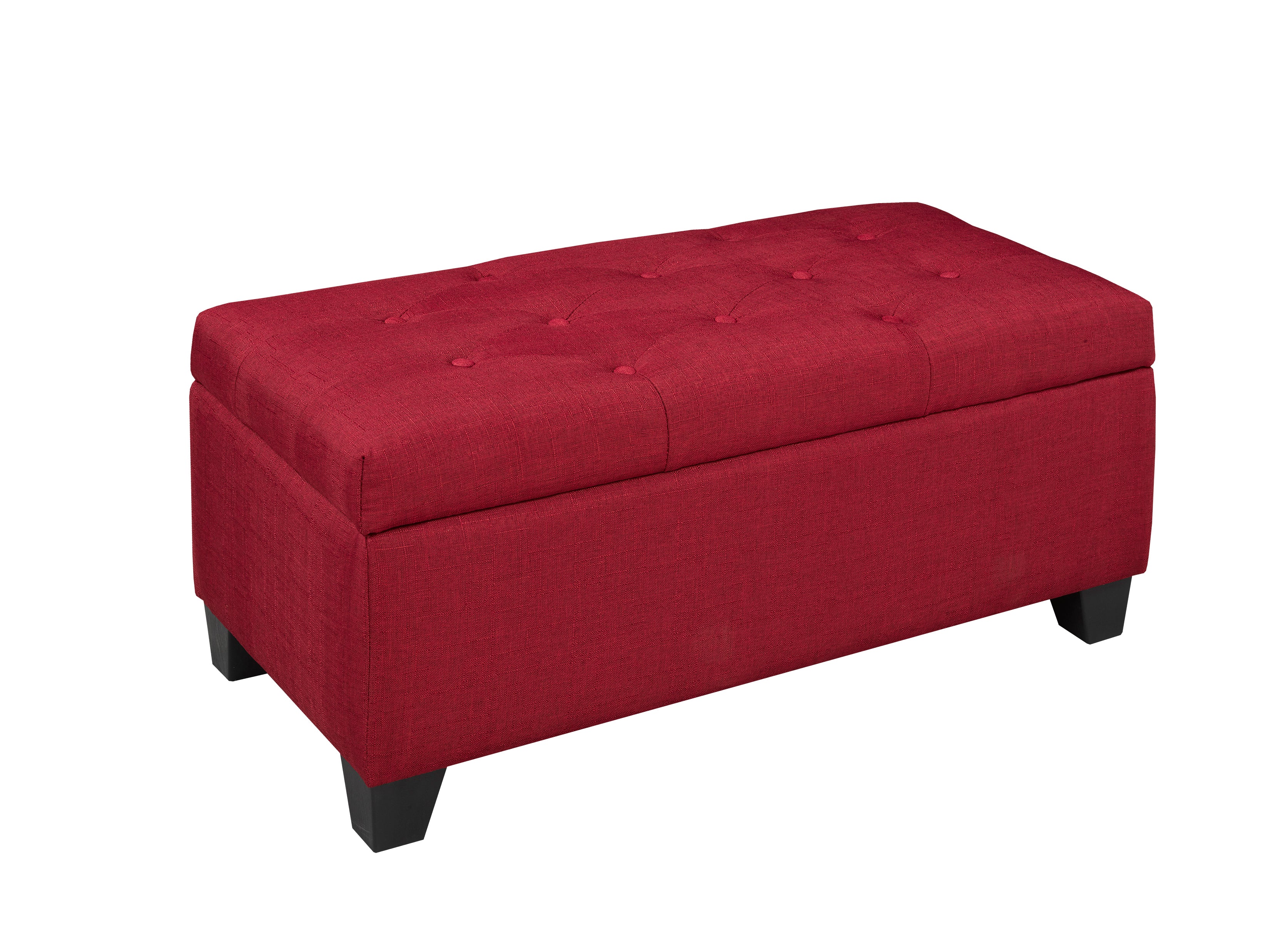 STORAGE OTTOMAN - RED