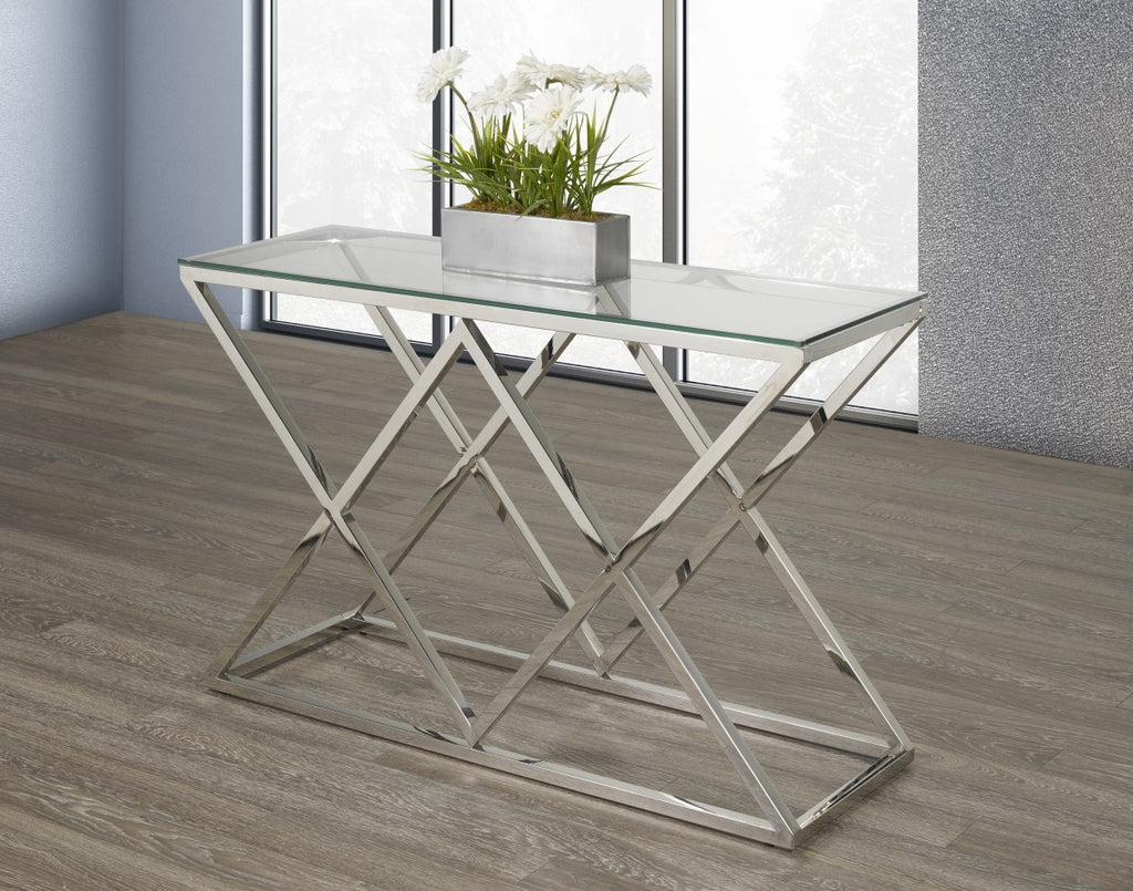 SOFA TABLE - SILVER
