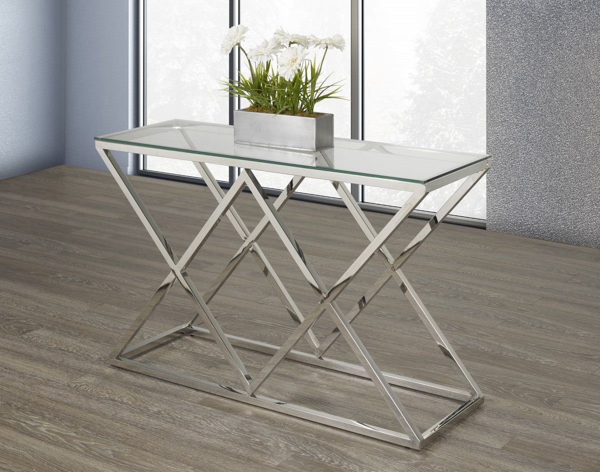SOFA TABLE - SILVER