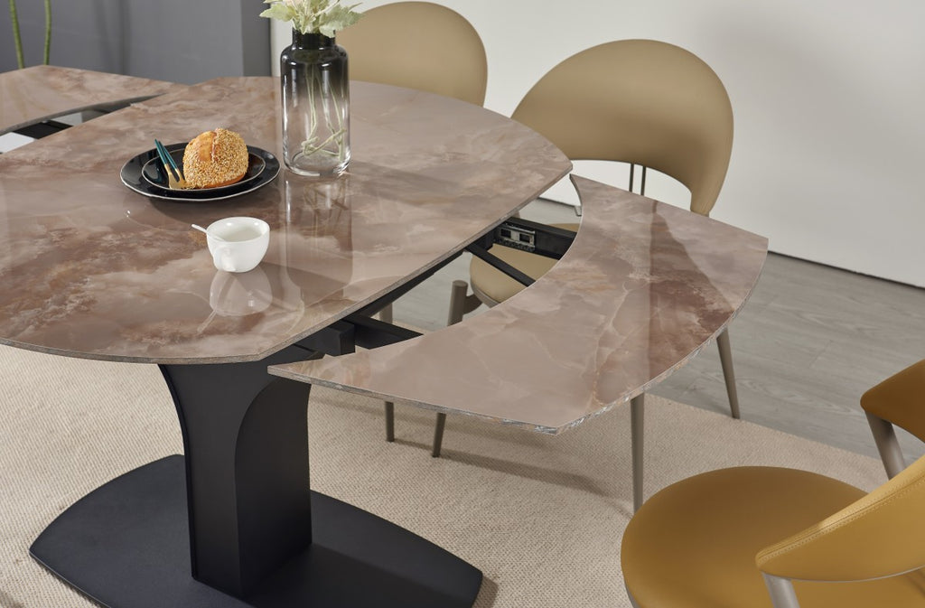 EXT. DINING TABLE - AGATE BROWN