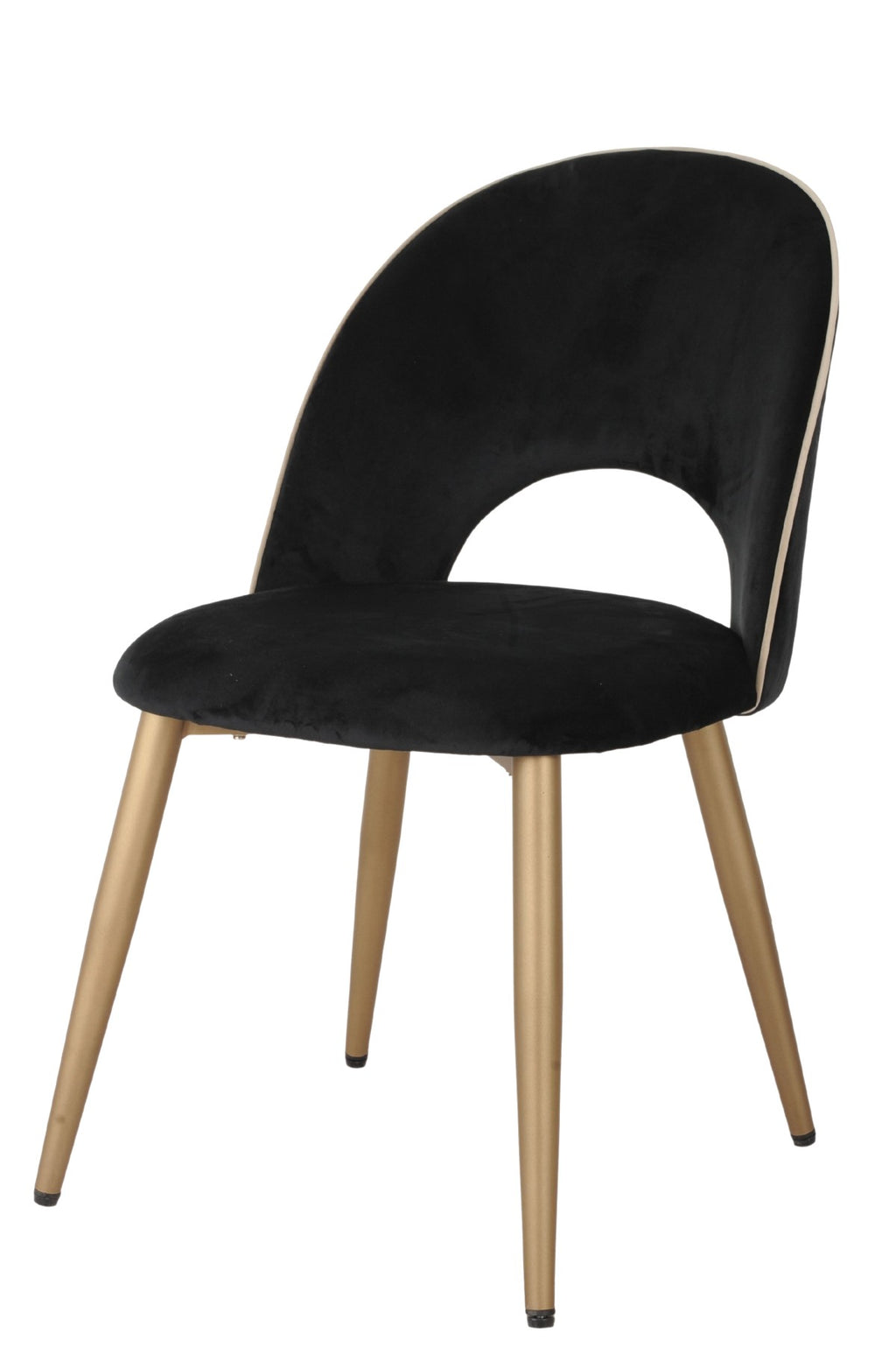 DINING CHAIR, SET OF 2 - BLACK