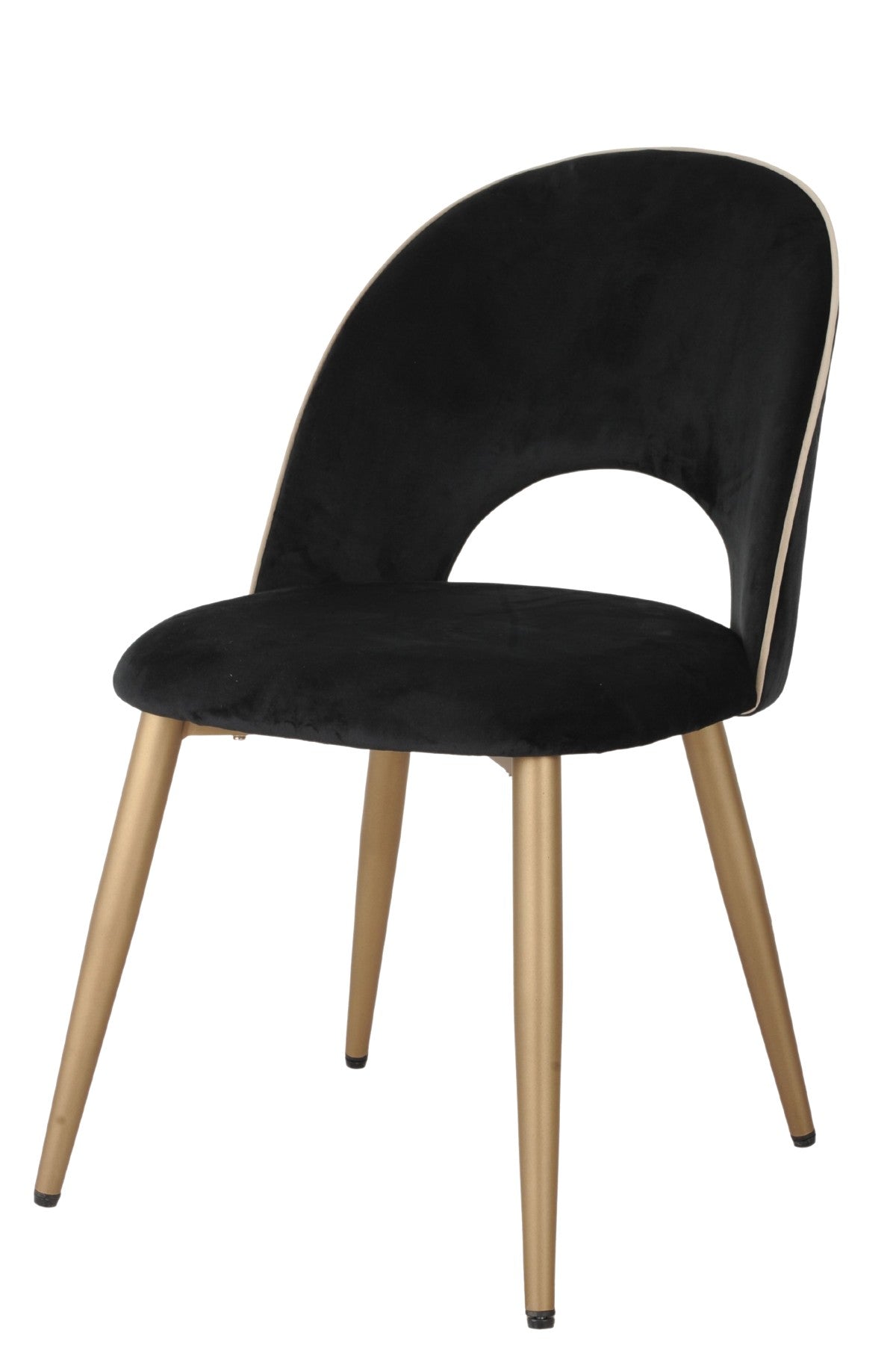 DINING CHAIR, SET OF 2 - BLACK
