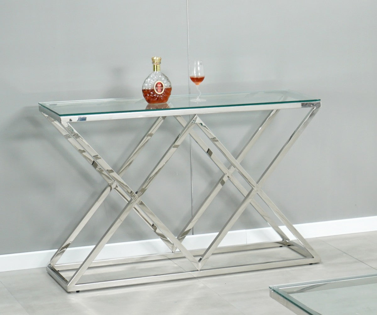 SOFA TABLE - SILVER