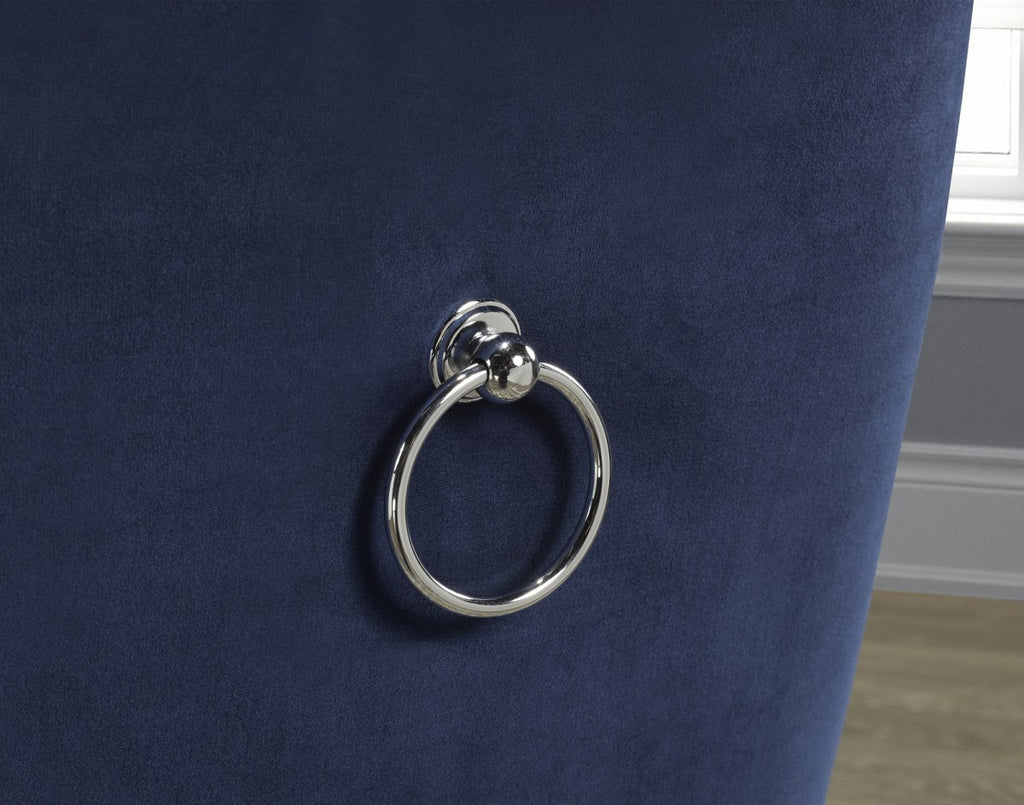 DINING CHAIR, SET OF 2 - NAVY