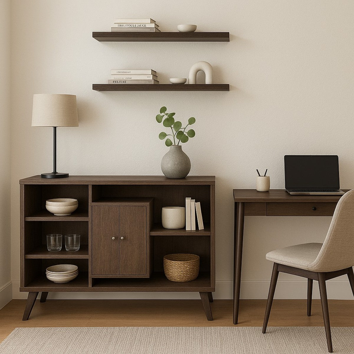 BUFFET/SERVER - WALNUT OAK