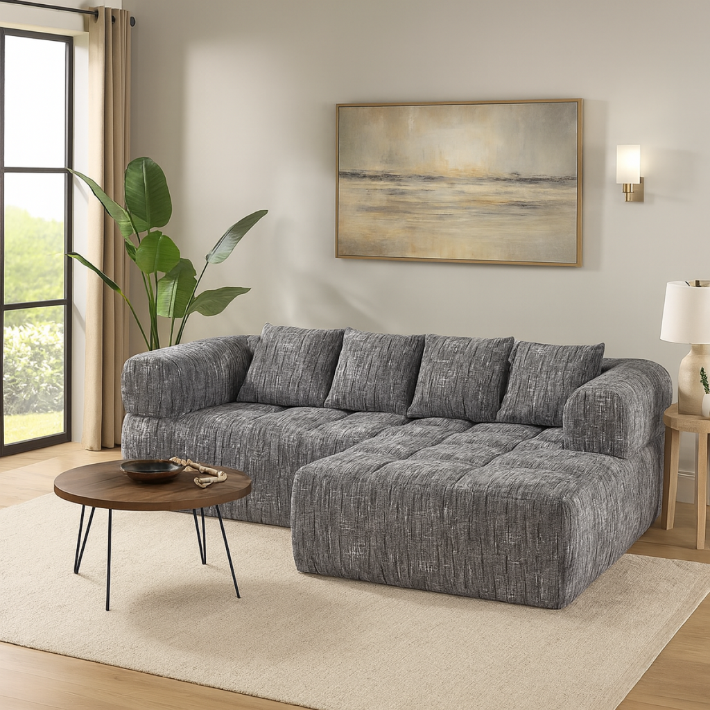 SECTIONAL - GREY
