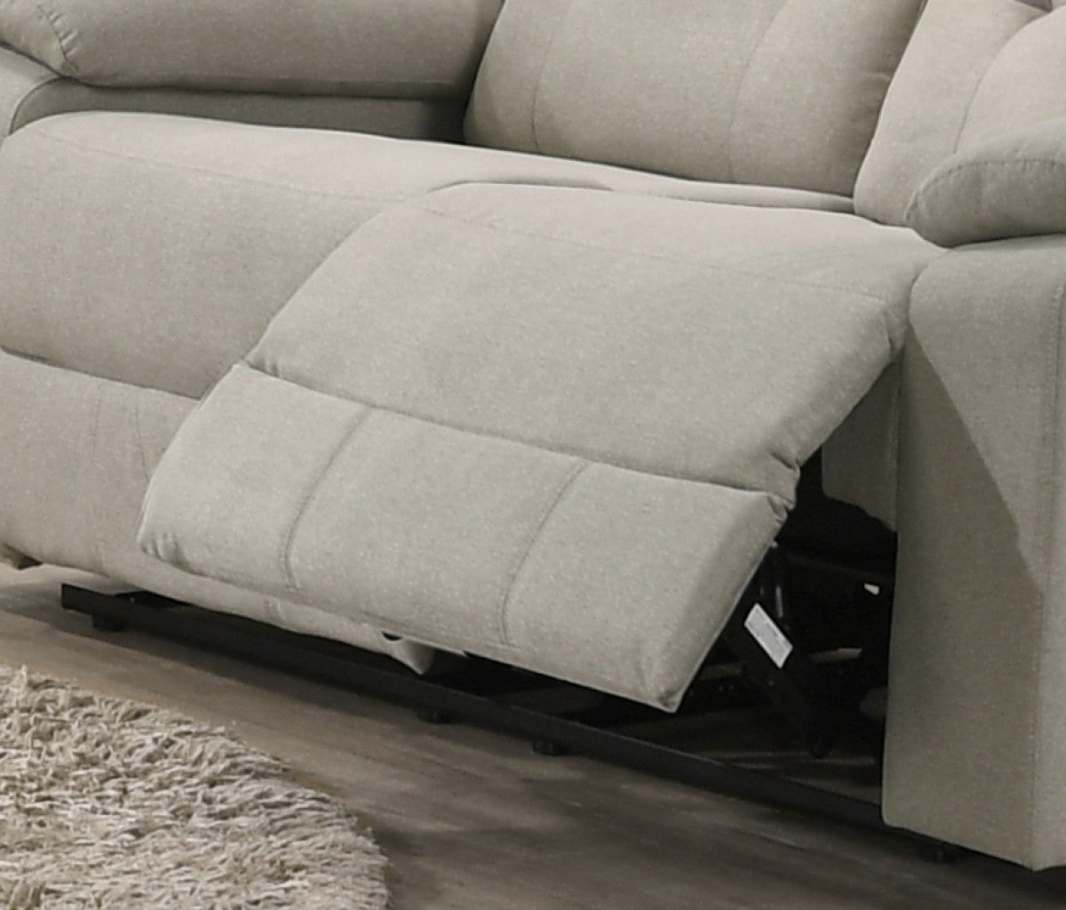 RECLINER LOVE SEAT - BEIGE
