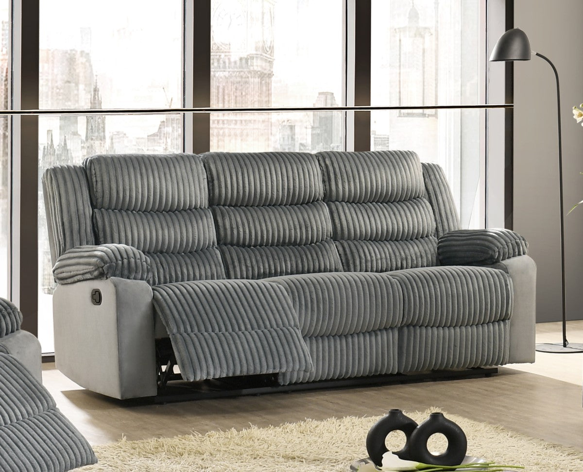 RECLINER SOFA - GREY