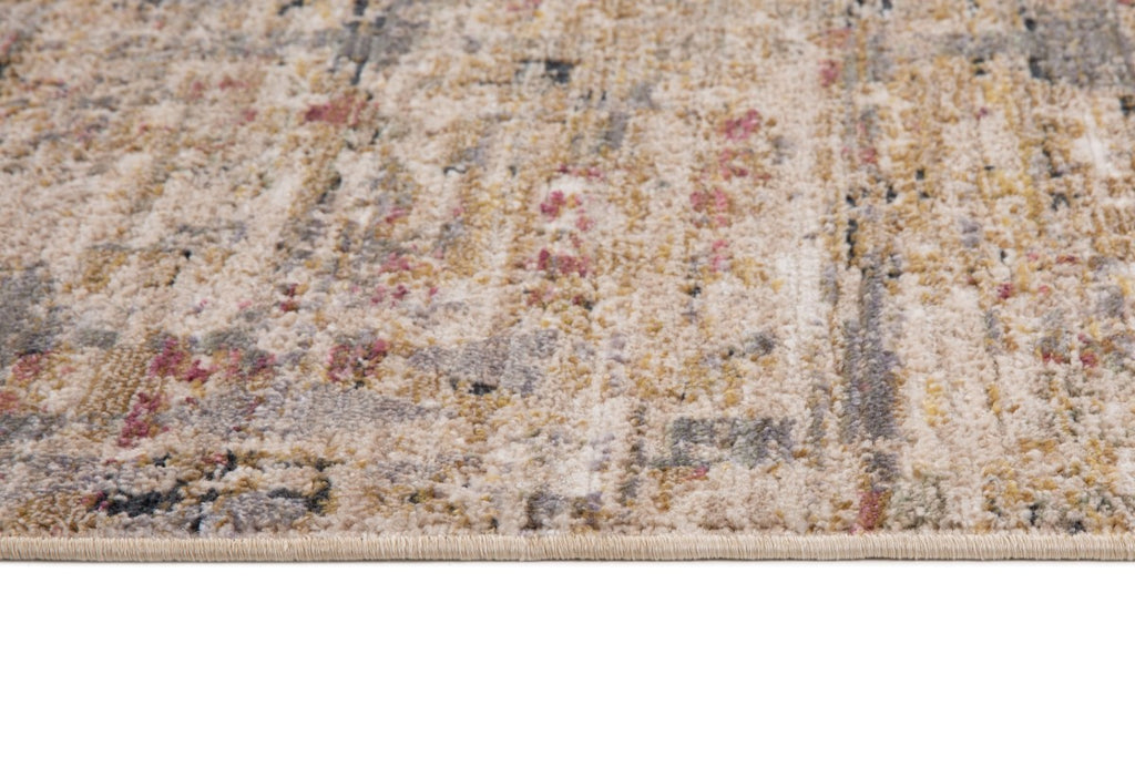 5 X 8 AREA RUG - TAN/BROWN/RUST