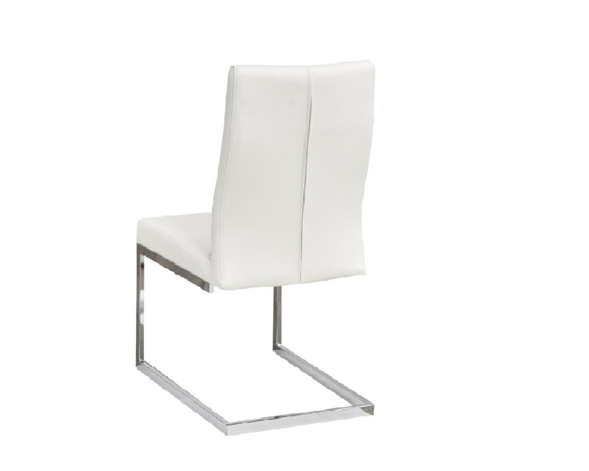 DINING CHAIR, SET OF 2 - WHITE