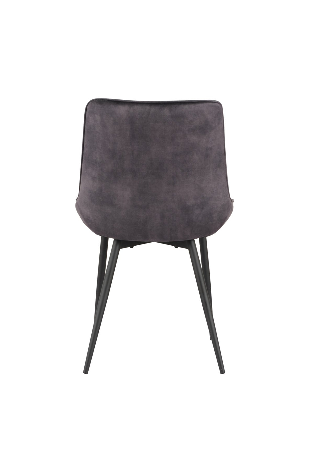 DINING CHAIR, SET OF 2 - DARK GREY