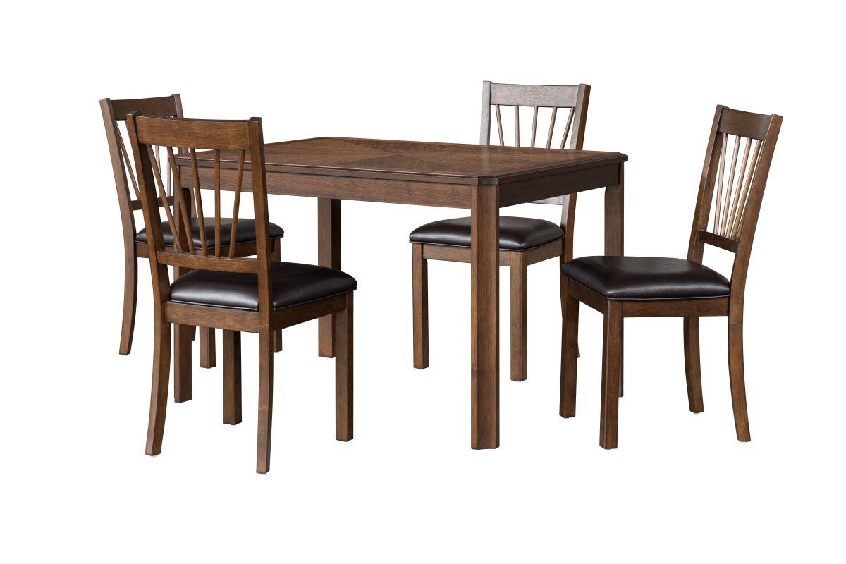5-PIECE DINING SET - ESPRESSO