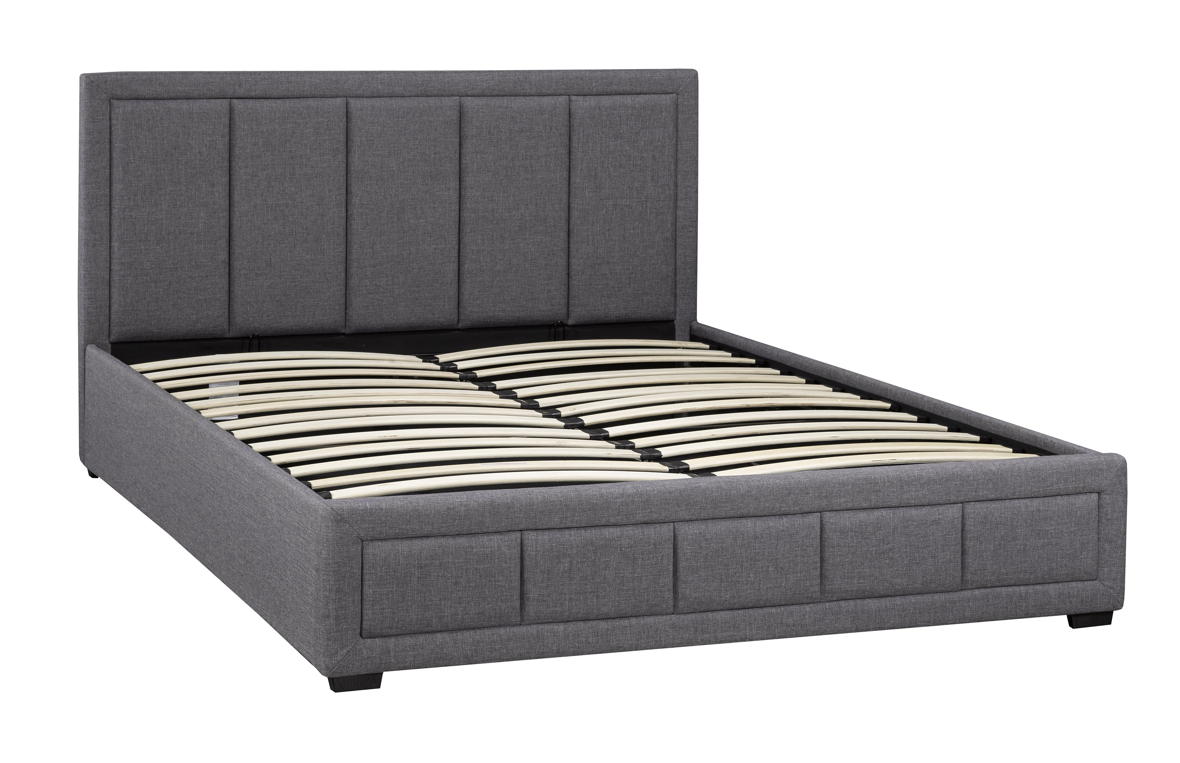 QUEEN PLATFORM BED - GREY