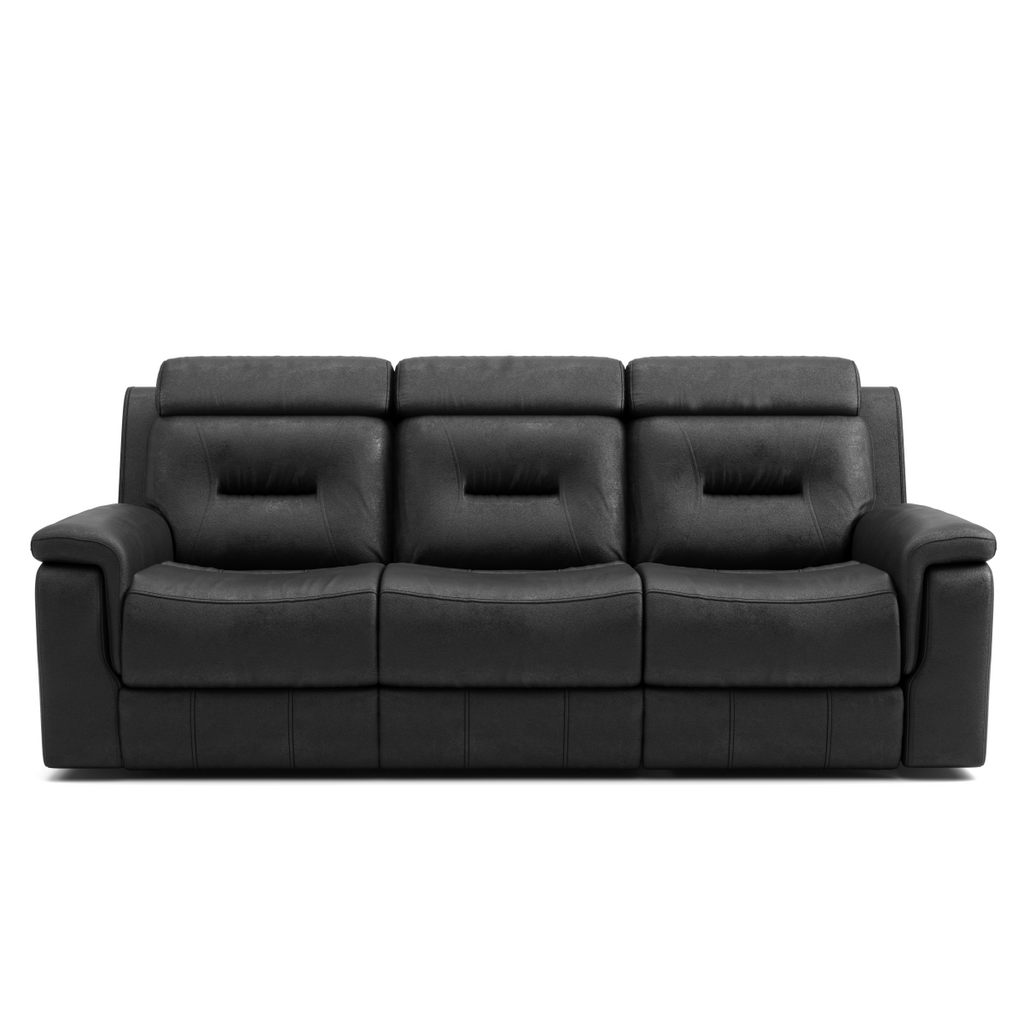 RECLINER SOFA - BLACK